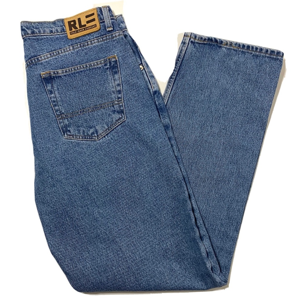 Ralph Lauren Jeans Vintage Relaxed Jean Mens 36 x 32 - Picture 3 of 7
